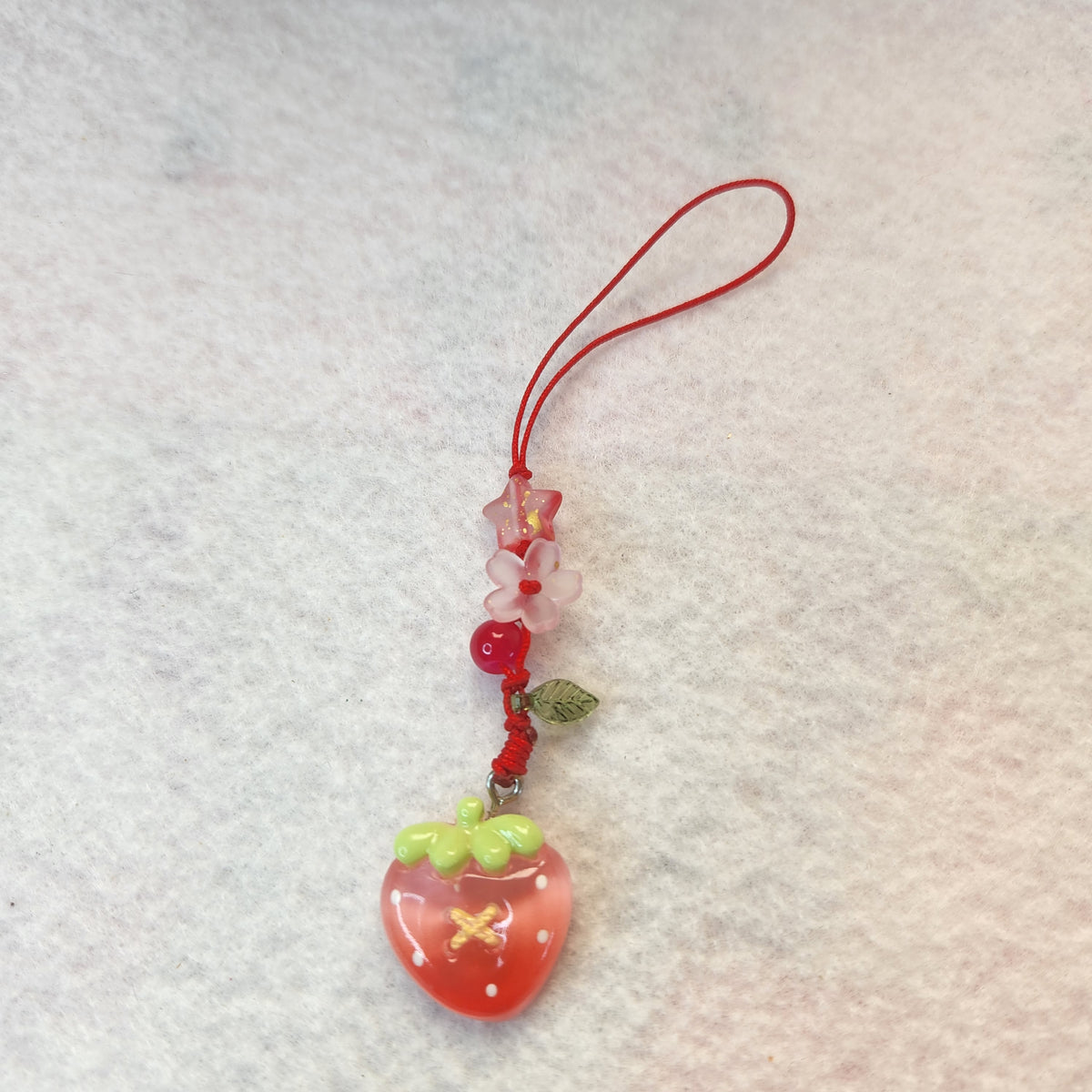 Strawberry Phone Charm